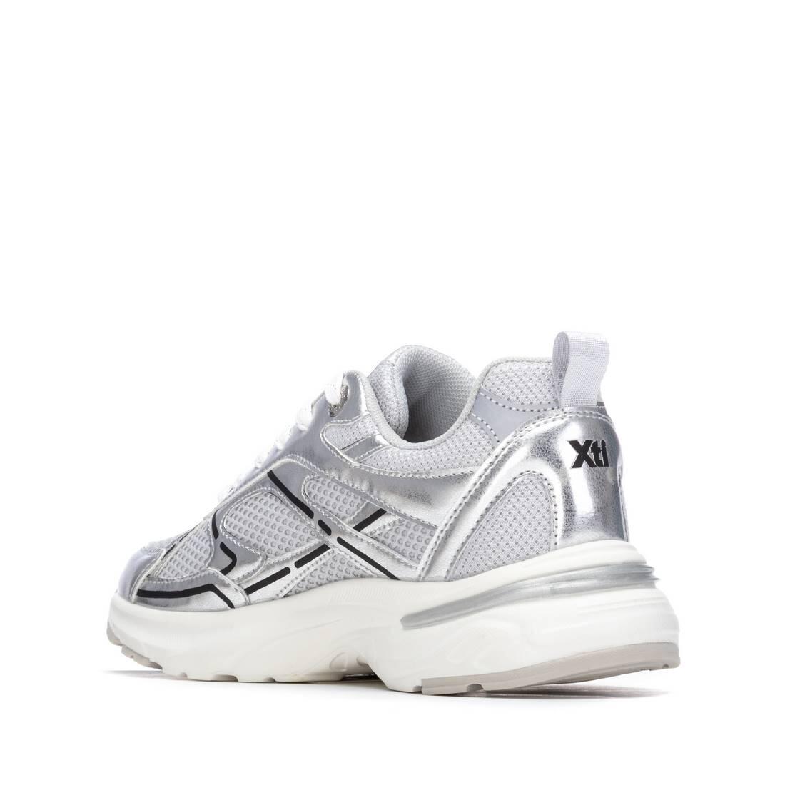 Zapatilla De Mujer Xti 145390 Plata 3/5