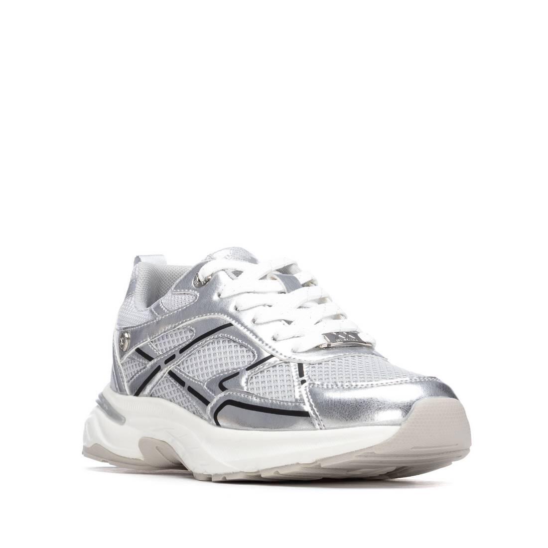 Zapatilla De Mujer Xti 145390 Plata 2/5