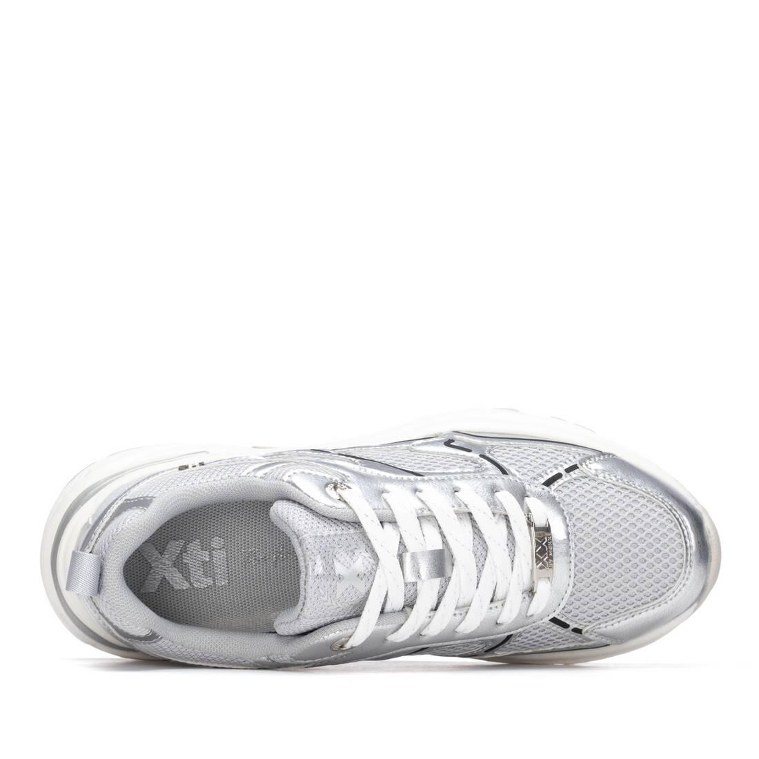 Zapatilla De Mujer Xti 145390 Plata 5/5