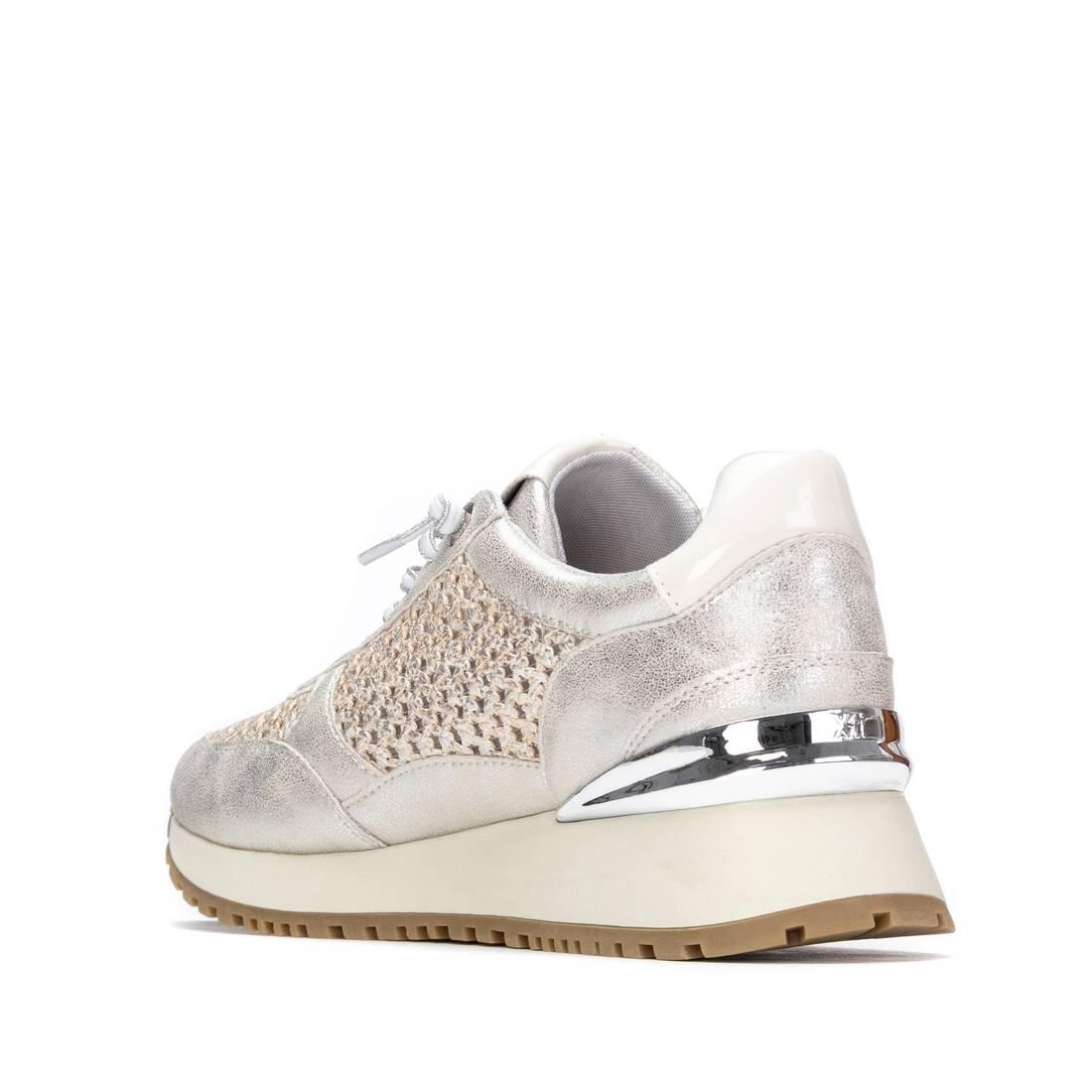 Zapatilla De Mujer Xti 145194 Plata 3/5