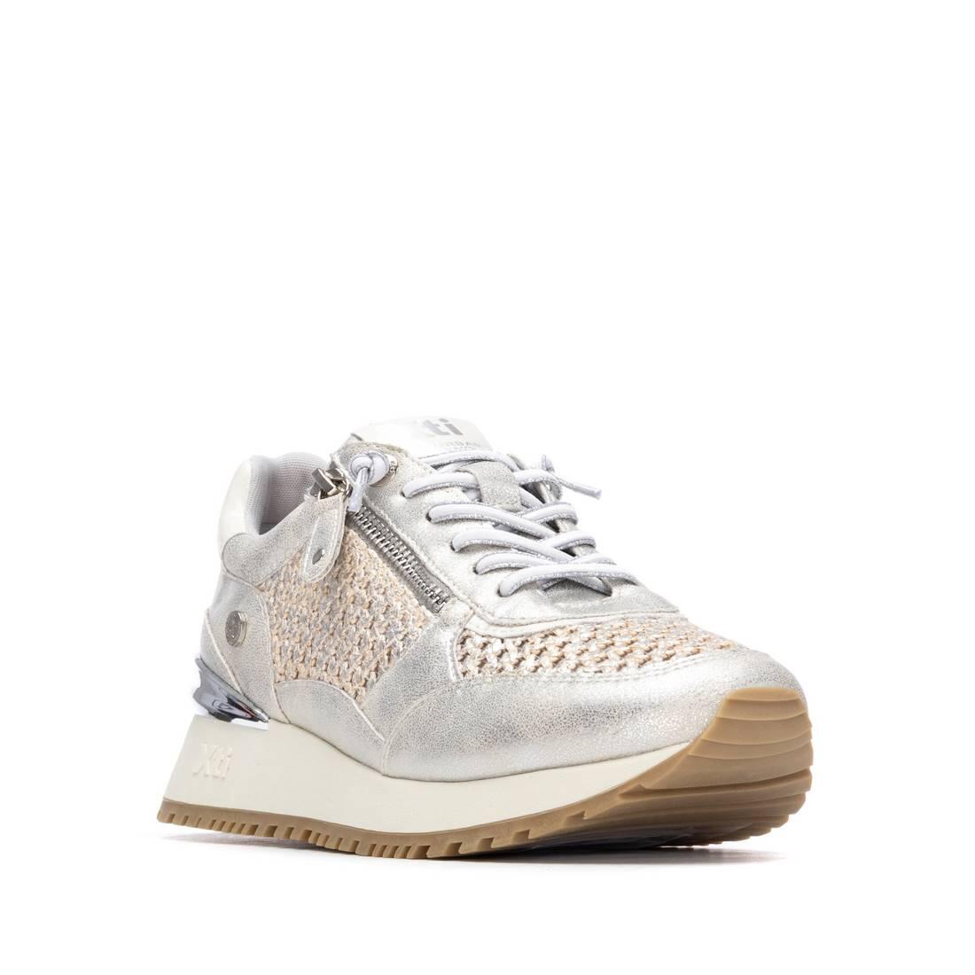 Zapatilla De Mujer Xti 145194 Plata 2/5