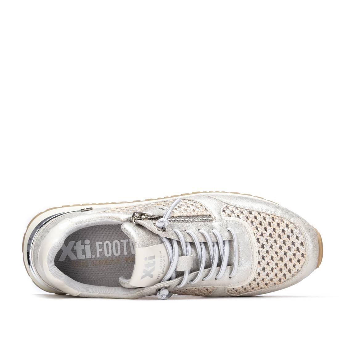 Zapatilla De Mujer Xti 145194 Plata 5/5