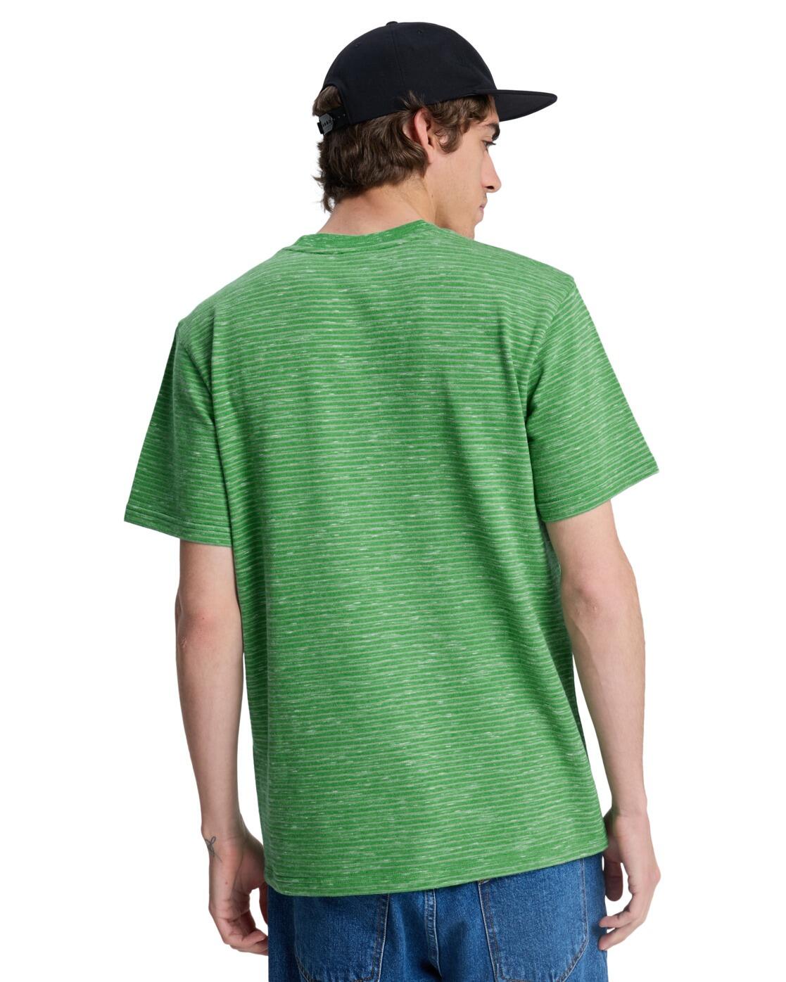 T-Shirt à manches courtes LOPAZ STRIPED POCKET Vert Homme 2/4