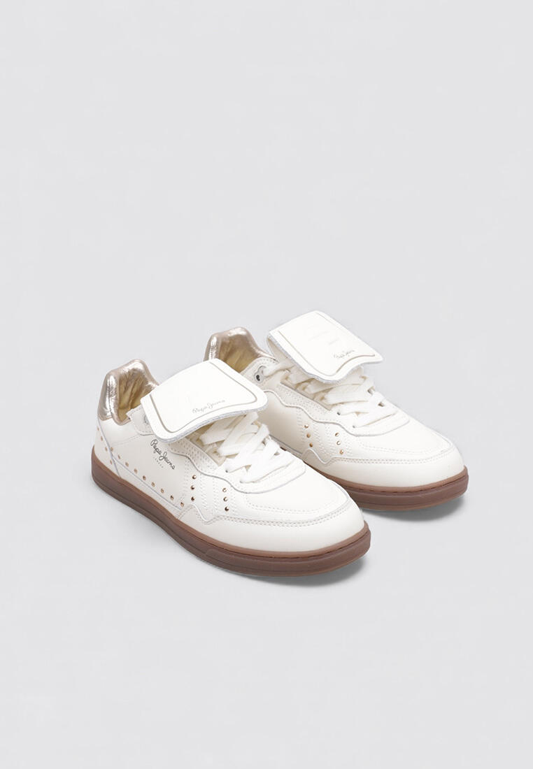 Chaussure de randonnée Baskets Femme Pepe Jeans BALL STUDS W Blan 2/5