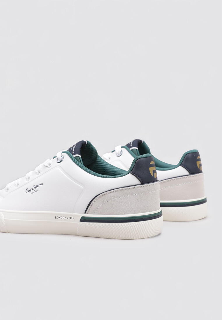 Chaussure de randonnée Baskets Homme Pepe Jeans KENTON CAMPUS Blan 4/4