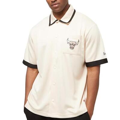 New era polo beige/zwart voor heren - 60574490