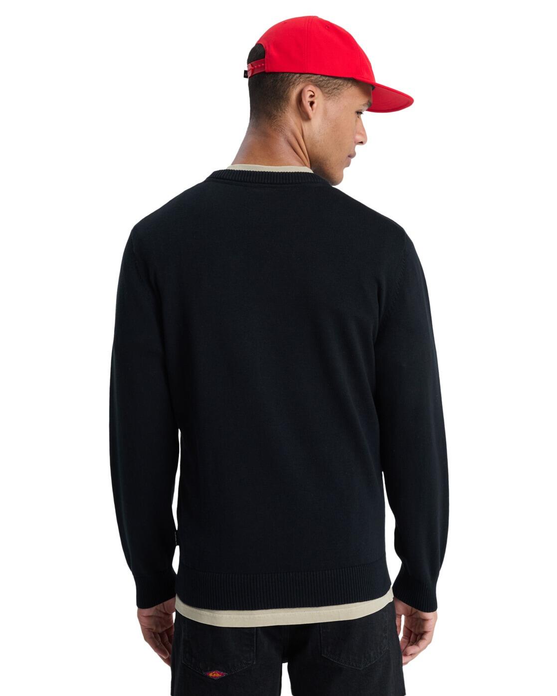 Pull SALT WATER LIGHT Noir Homme 2/4