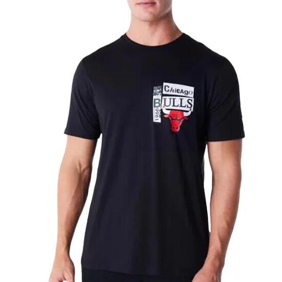 Camiseta Negra de Hombre New Era Newspaper 60564809