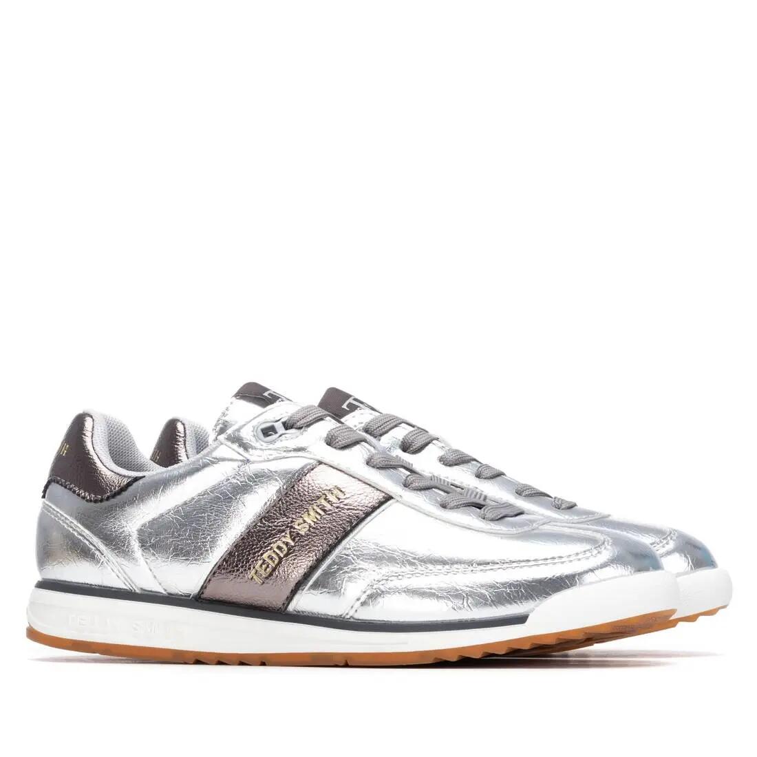 Zapatilla De Mujer Teddy Smith 120653 Plata 4/4