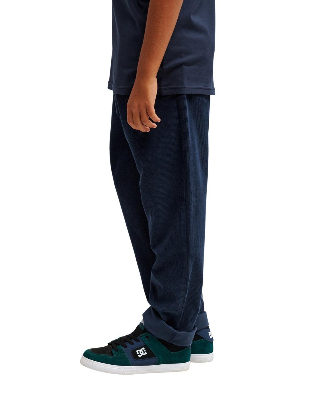 Pantalon extensible TAXER CORD Bleu Garçon 3/4