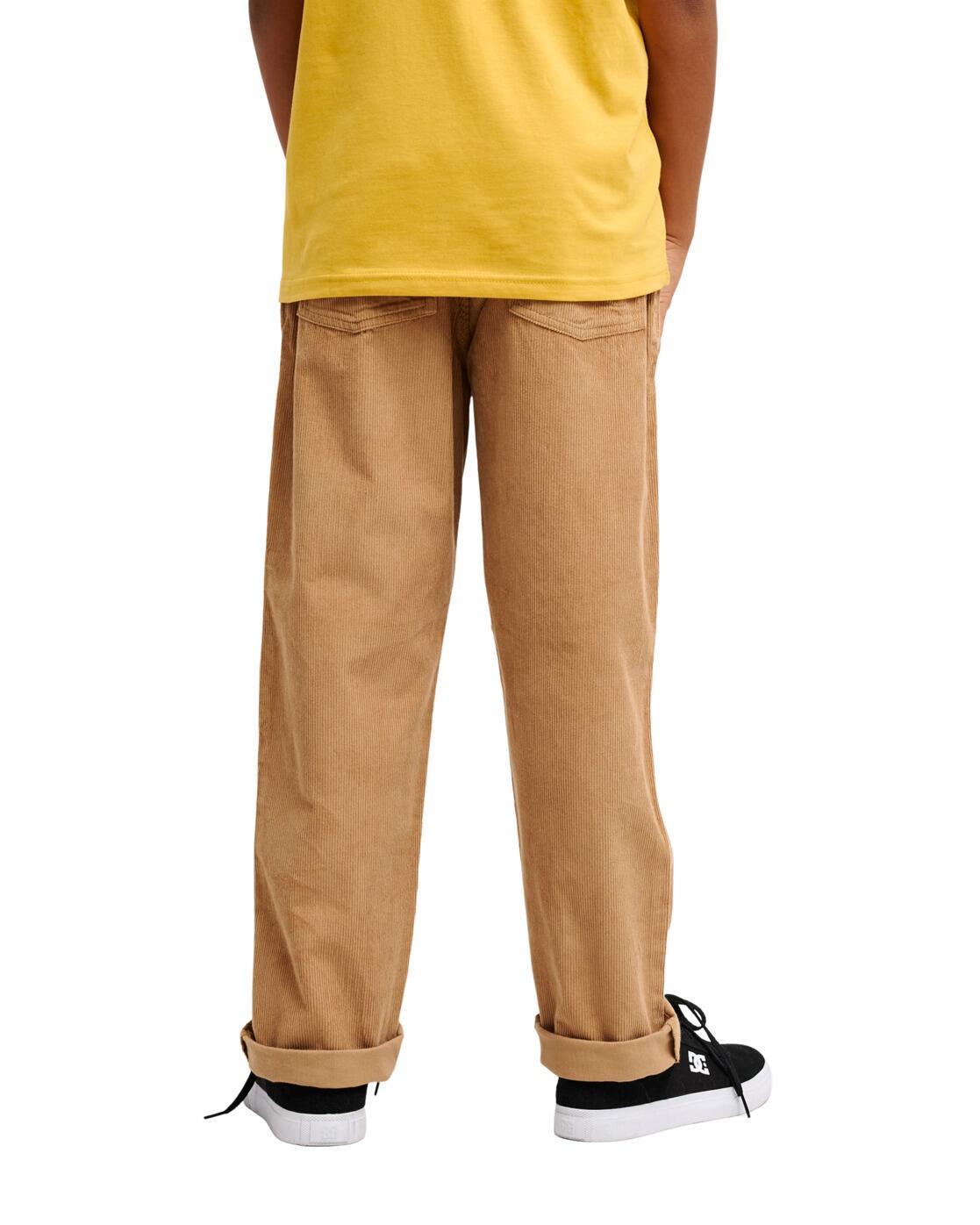 Pantalon extensible TAXER CORD Marron Garçon 2/4