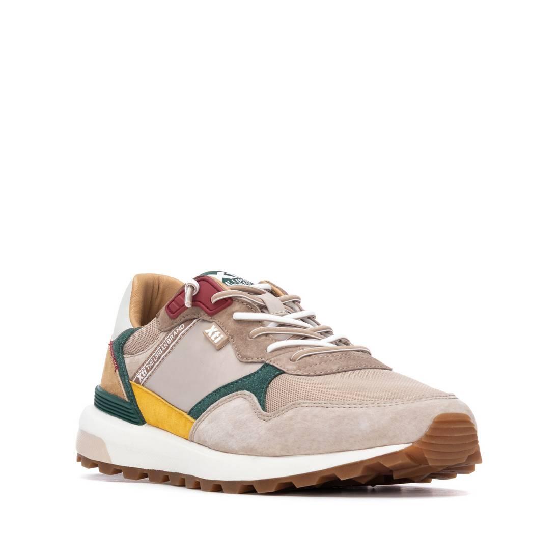 Deportivas Casual Hombre Suela Plana - Modelo 145717 Beige 2/6