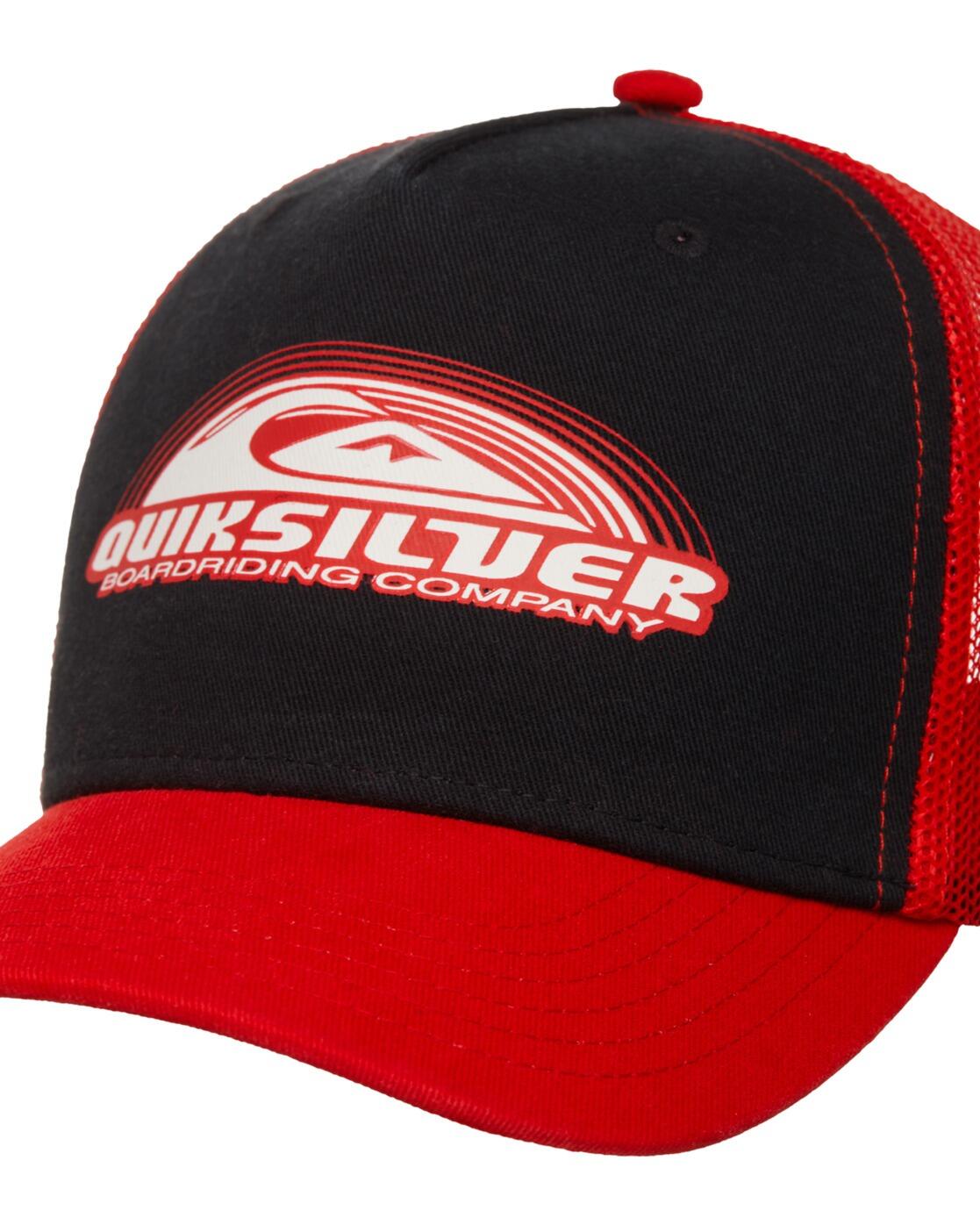 Casquette trucker DECADES COTTON Rouge Garçon 3/4