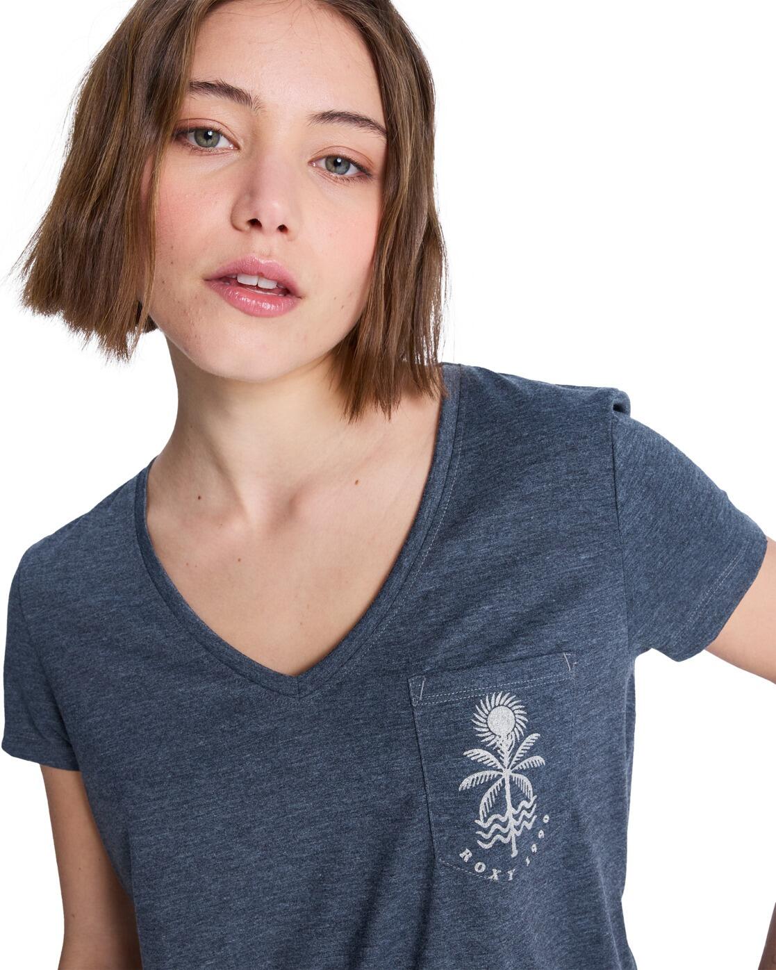 T-Shirt à manches courtes LAGUNA GREEN Noir Femme 3/4