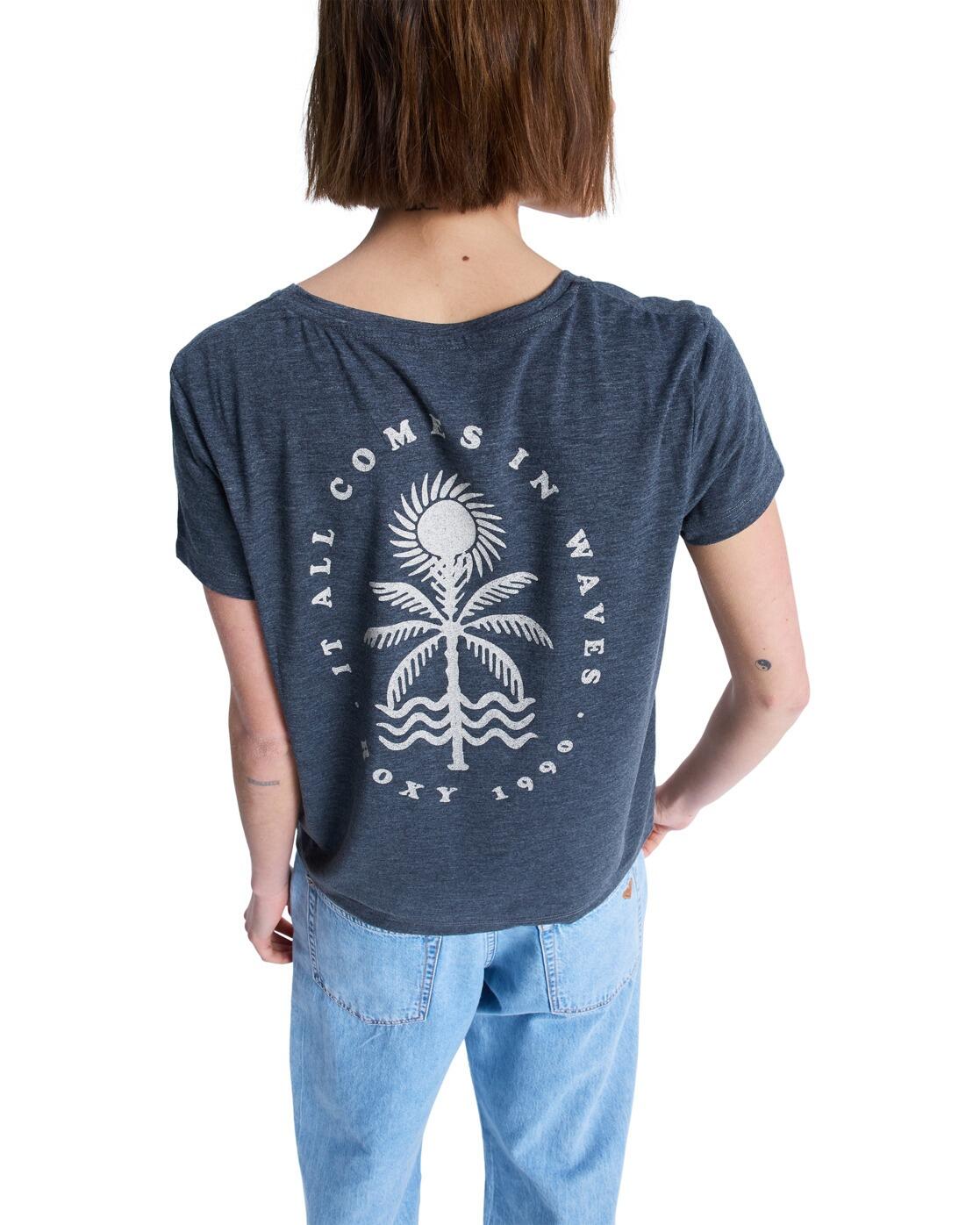 T-Shirt à manches courtes LAGUNA GREEN Noir Femme 2/4