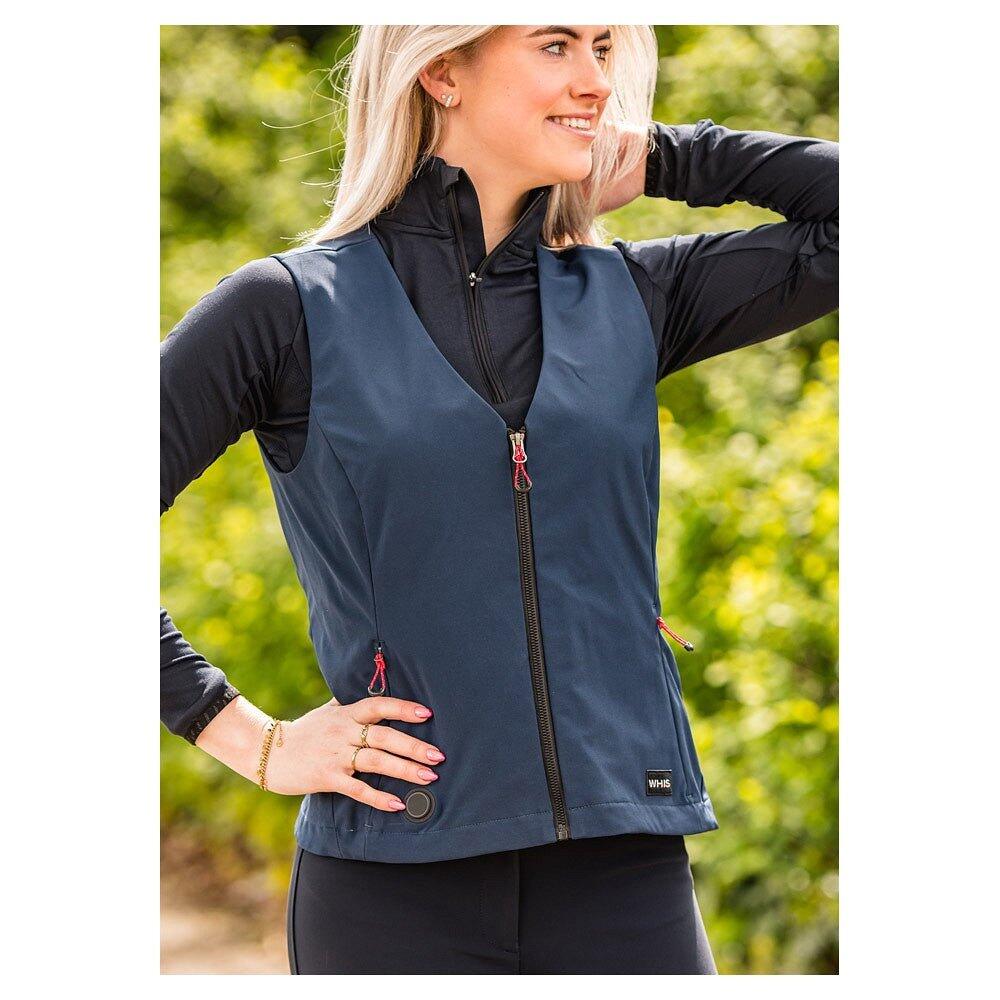 Whis Unisex Verwarmd Softshell Gilet Blauw - 3/7