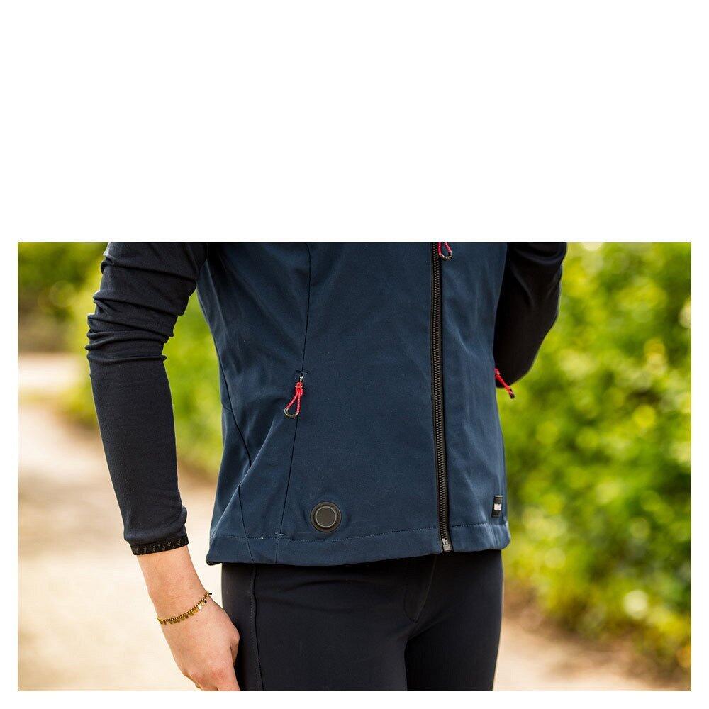 Whis Unisex Verwarmd Softshell Gilet Blauw - 4/7