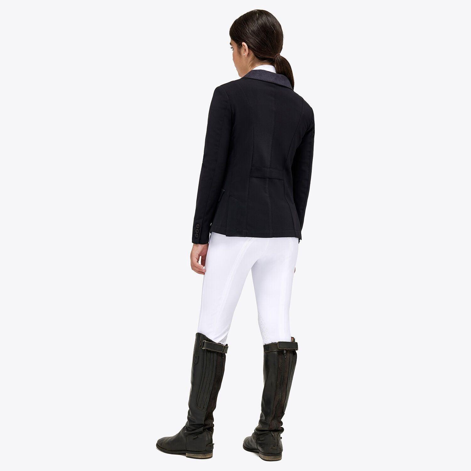 Cavalleria Toscana Meisjes Wedstrijdjas Black Ss25 Zwart - 3/4