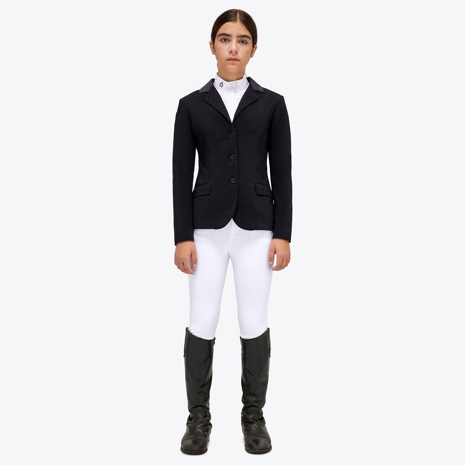 Cavalleria Toscana Meisjes Wedstrijdjas Black Ss25 Zwart - 2/4