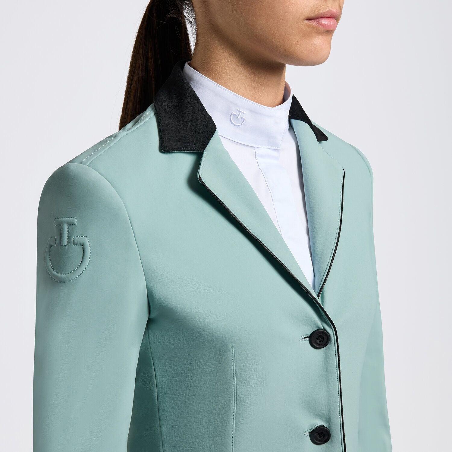 Cavalleria Toscana Meisjes Wedstrijdjas Light Teal Green Ss25  - 2/3