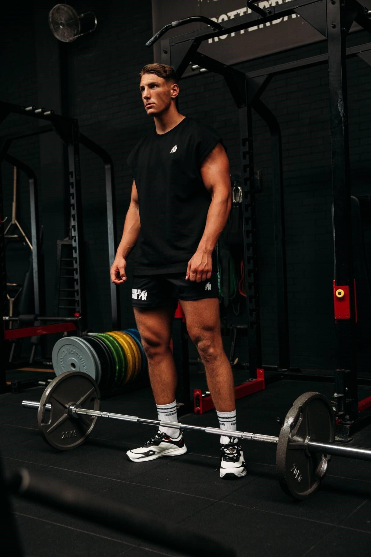 Bouse Cut Off Tank Top - Zwart 4/6