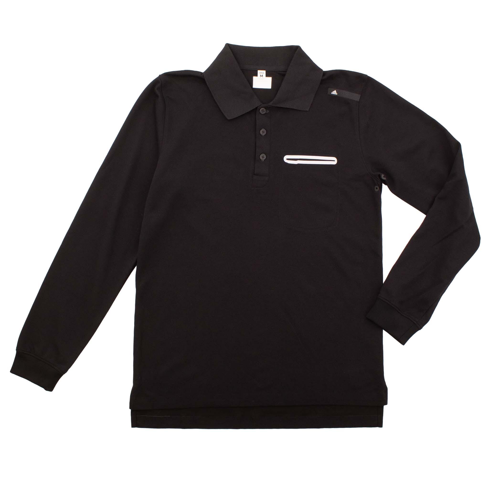 Shirt Climalite Longsleeve Polo in Schwarz 2/3