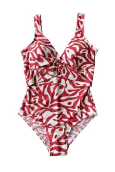 Maillot de Bain Lagon Bleu "Laurianne" Rouge 38