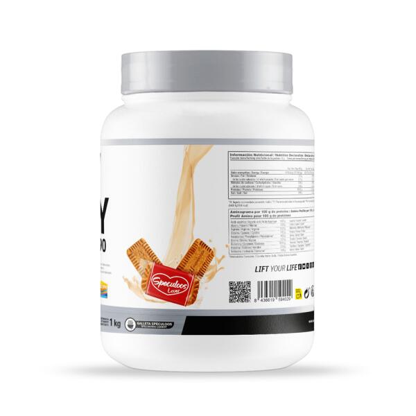 SOJA Isolaat90 (Soja Eiwit Isolaat) - 1kg Speculoos MASmusculo Koekjes 3/5