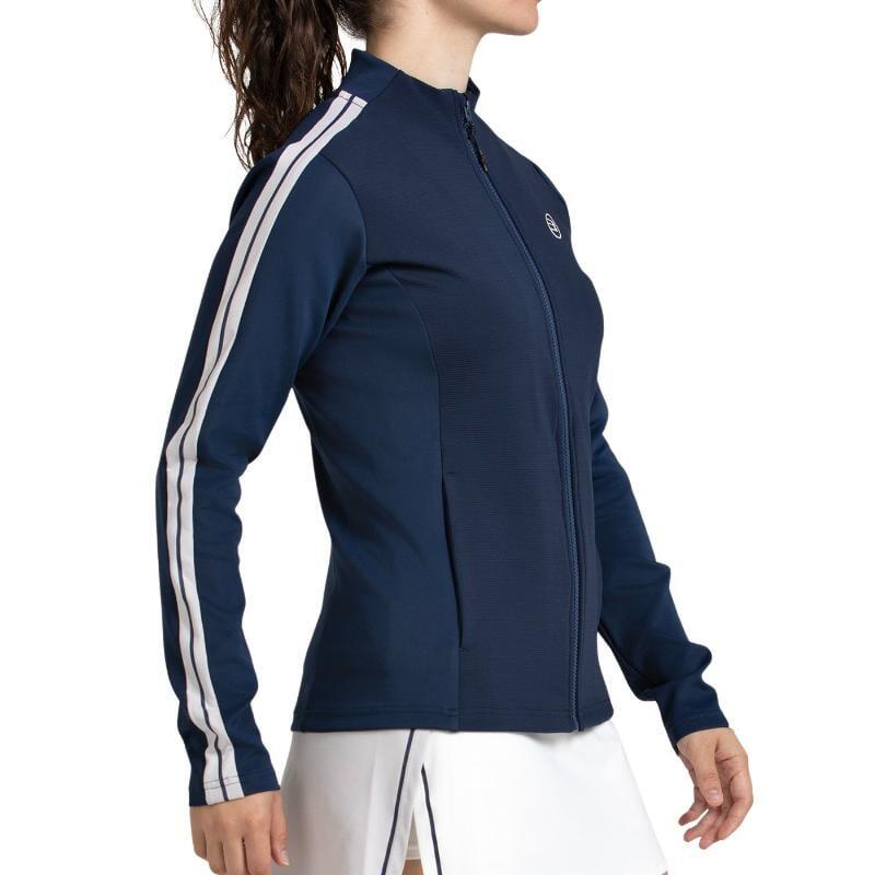 SUDADERA BULLPADEL POLA 400 OCEANO PROFUNDO MUJER XS 2/5