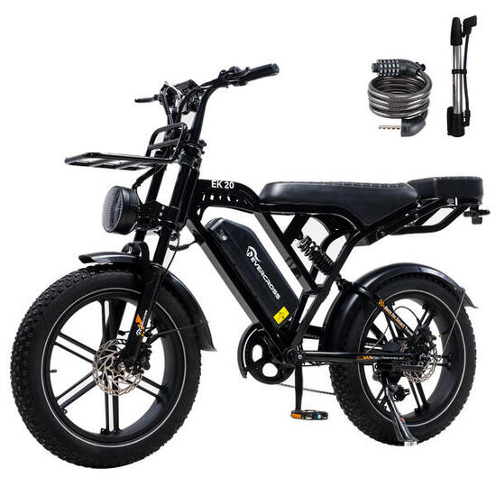 Vélo Électrique EK20-VTT 20" Tout Terrain-Moteur 250W-Batterie 748Wh-APP-NFC