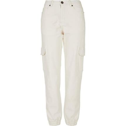 Damskie spodnie cargo Urban Classics Organic Stretch Denim GT