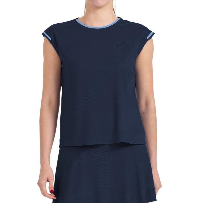 Bullpadel - T-shirt Bullpadel Pinatar Femme - Polo Manches Courtes - Bleu - Decathlon