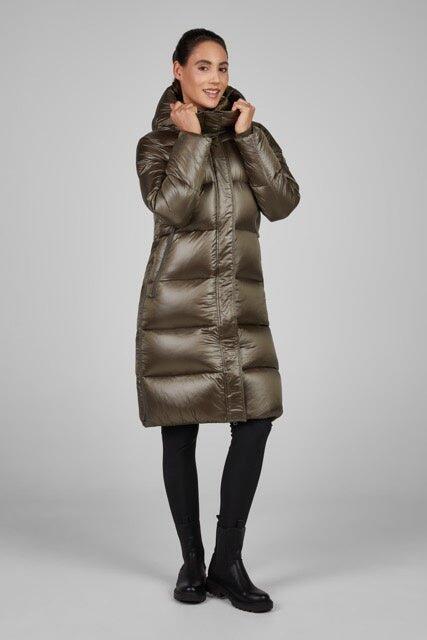 Pikeur Gevoerde Lange Jas Dames 8025 Selection Slate Bruin - 3/7