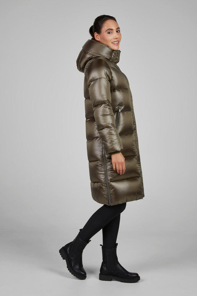 Pikeur Gevoerde Lange Jas Dames 8025 Selection Slate Bruin - 4/7