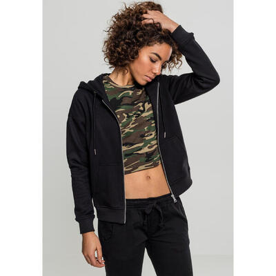 Dames hoodie urban classic claic zip