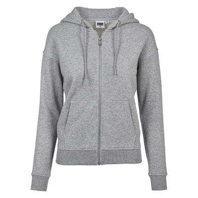 Dames hoodie urban classic claic zip