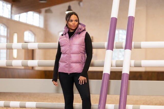 Pikeur Bodywarmer 8004 Athleisure Fw25! Berry Blush - 2/7
