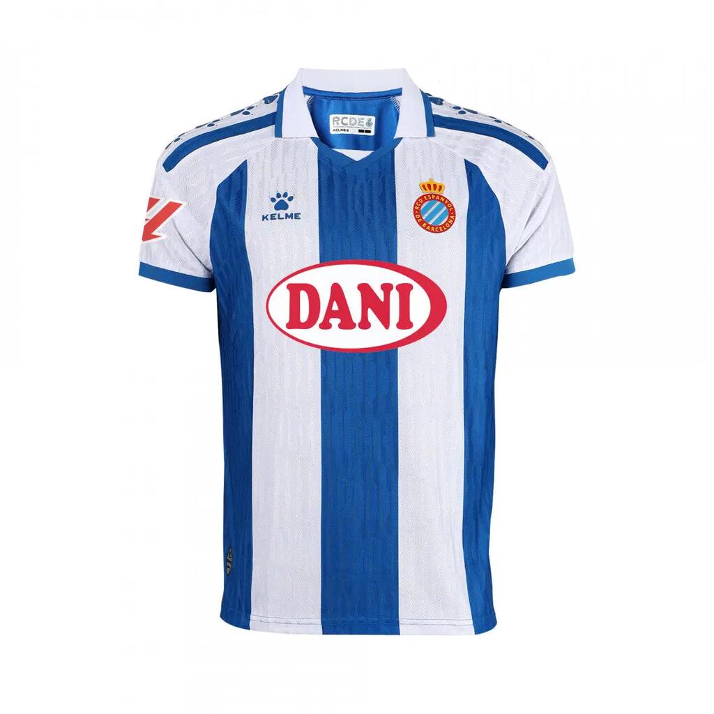 Kelme Camiseta Rcd Espanyol Kids 1ª Equipación 25-26 Azul Unisex Kids