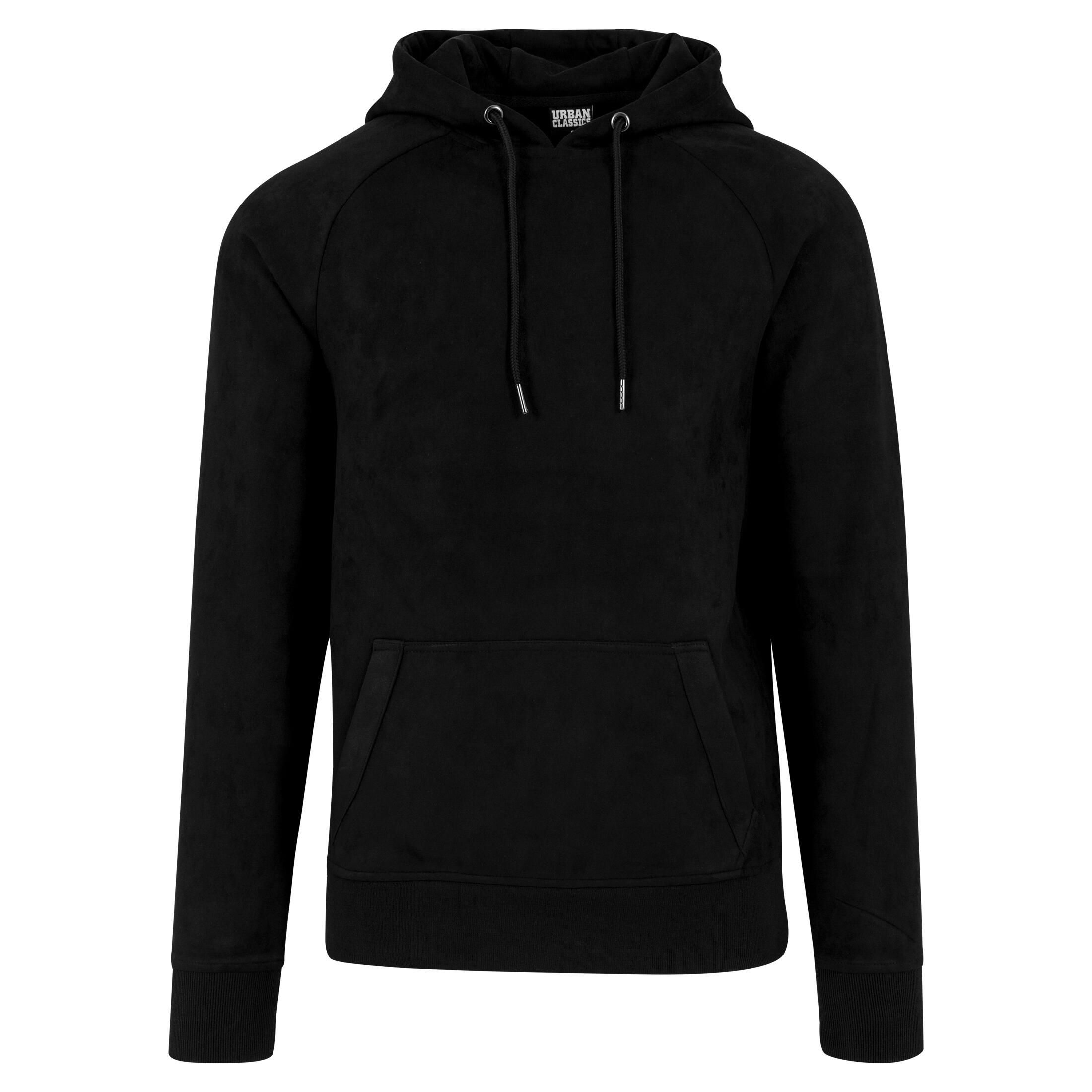 Urban Classics - Sweatshirt À Capuche Urban Classic Imitation Uede - Sweat-shirt - Noir - Decathlon