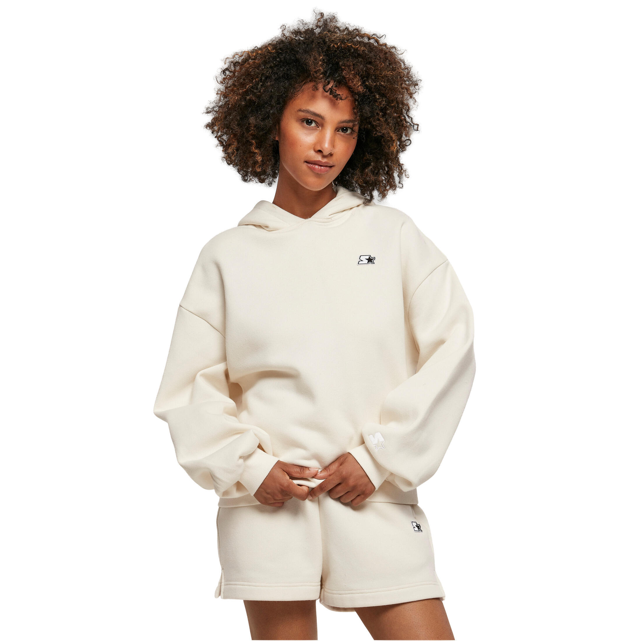Urban Classics - Sweatshirt À Capuche Femme Urban Classics Starter Essential Oversize - Sweat-shirt - Blanc - Decathlon