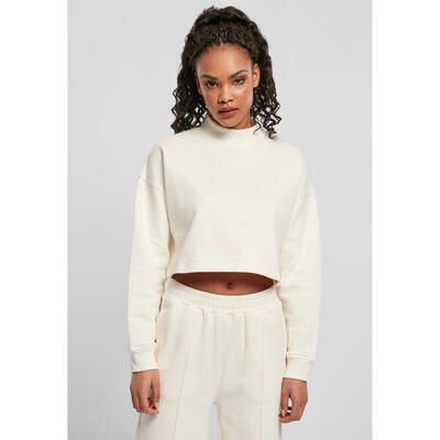 Dames sweatshirt urban classics cropped oversized high neck crew