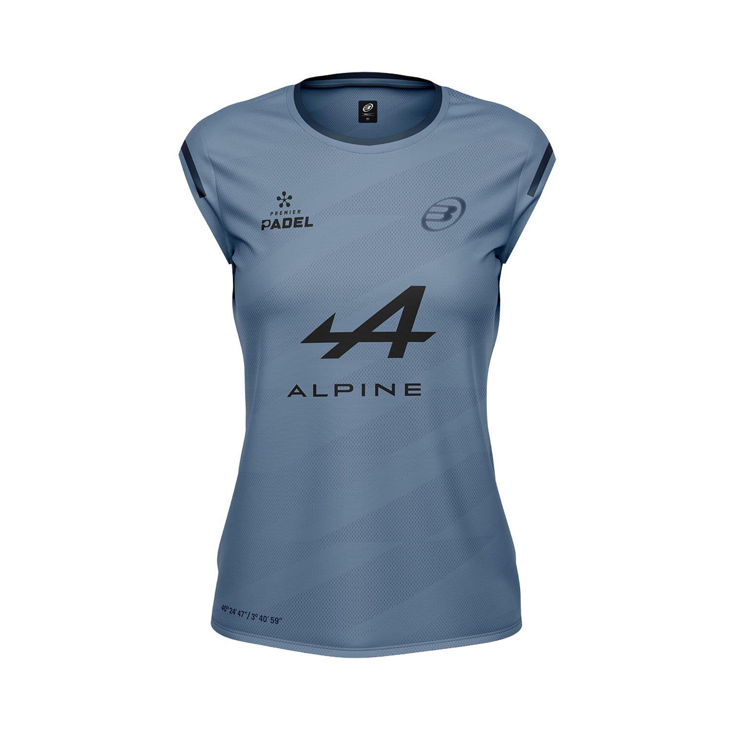 Bullpadel - T-shirt Bullpadel Pinatar Claudia Fernandez Éd. Tour Final Femme - T-shirt Manches Courtes - Bleu - Decathlon