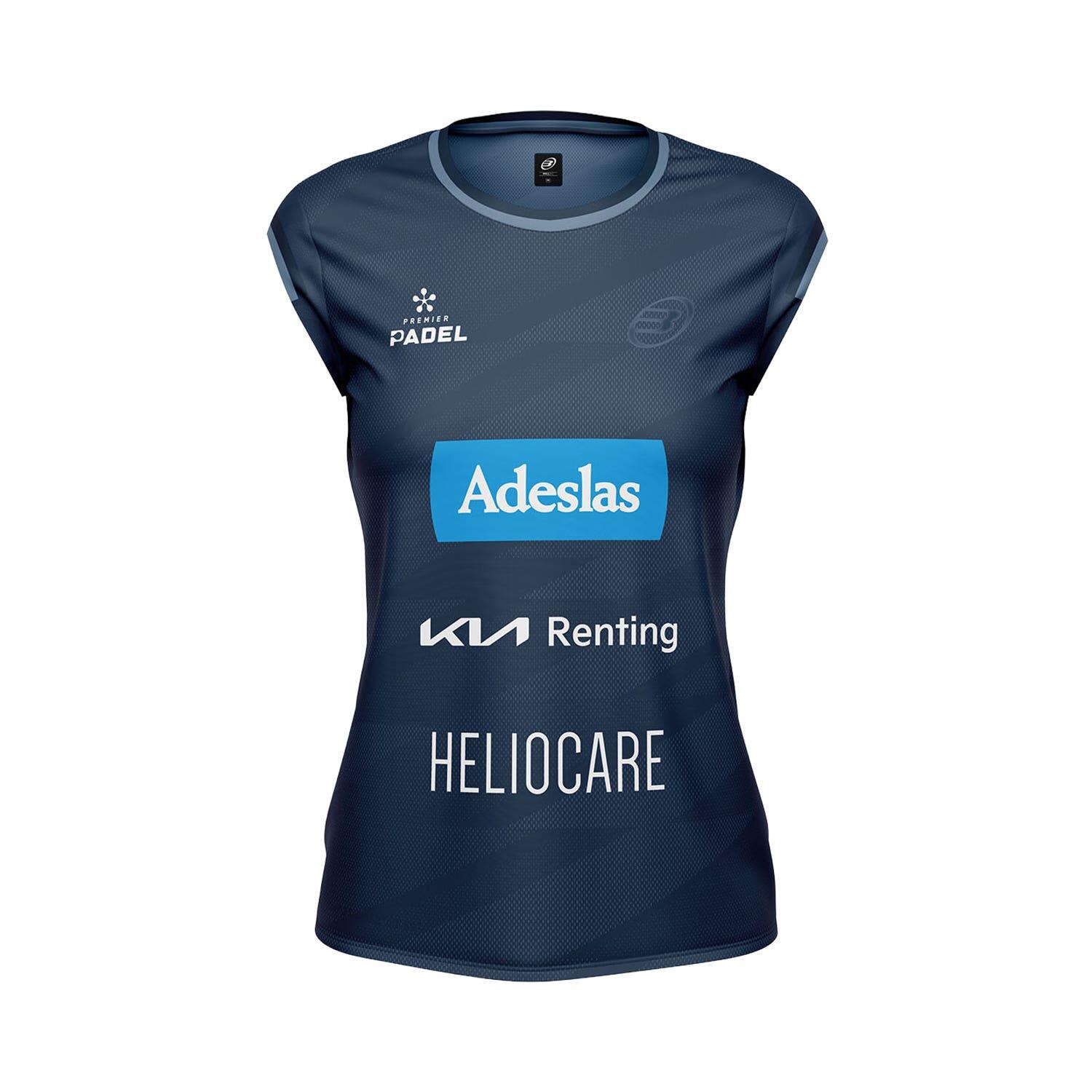 Bullpadel - T-shirt Bullpadel Pinatar Gemma Triay Éd. Tour Final Femme - T-shirt Manches Courtes - Bleu - Decathlon