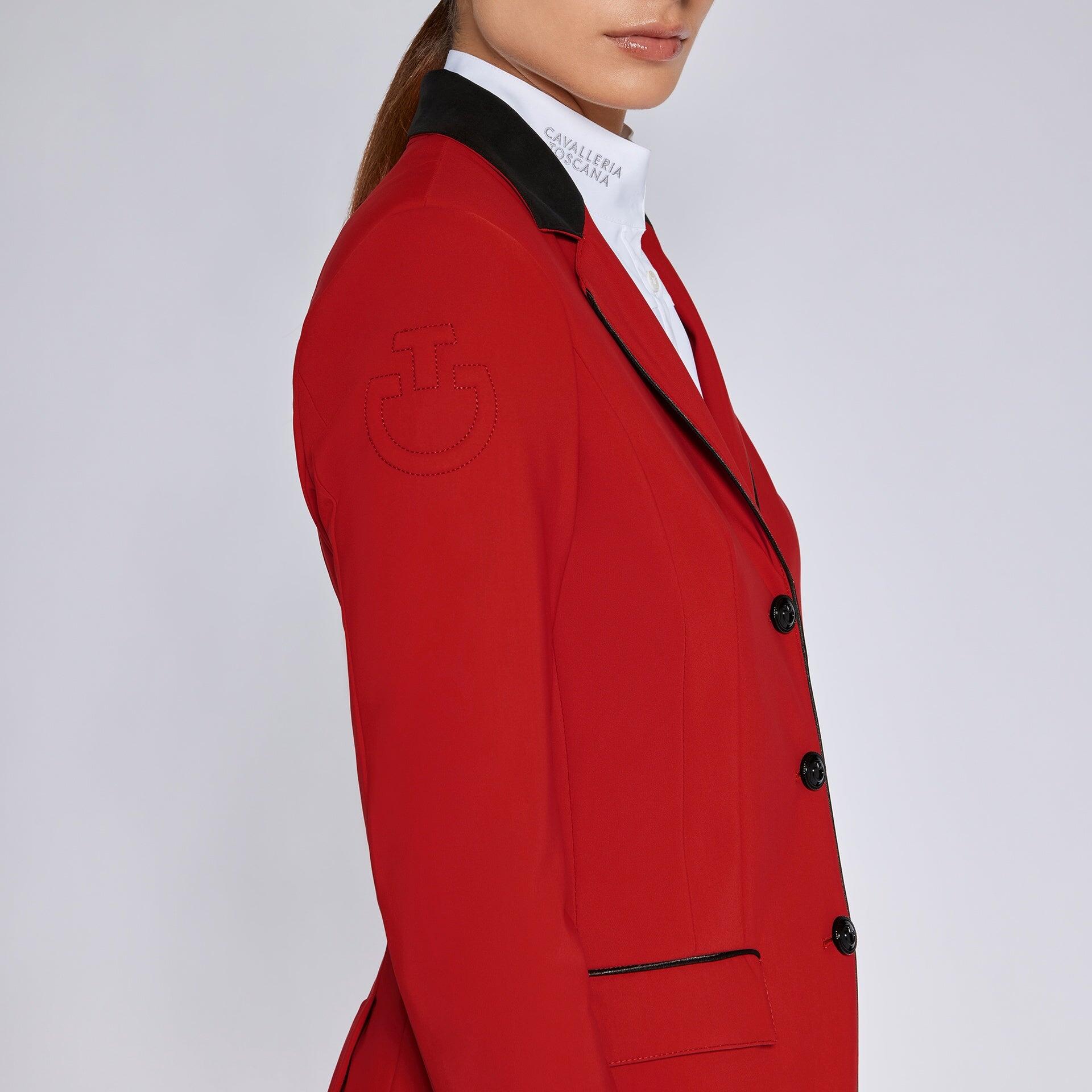 Cavalleria Toscana Gp Riding Jacket Red Kleurloos - 2/7