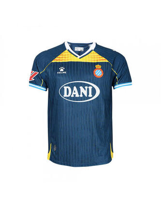 Kelme Camiseta Rcd Espanyol Kids 3ª Equipación 25-26 Azul Unisex Kids