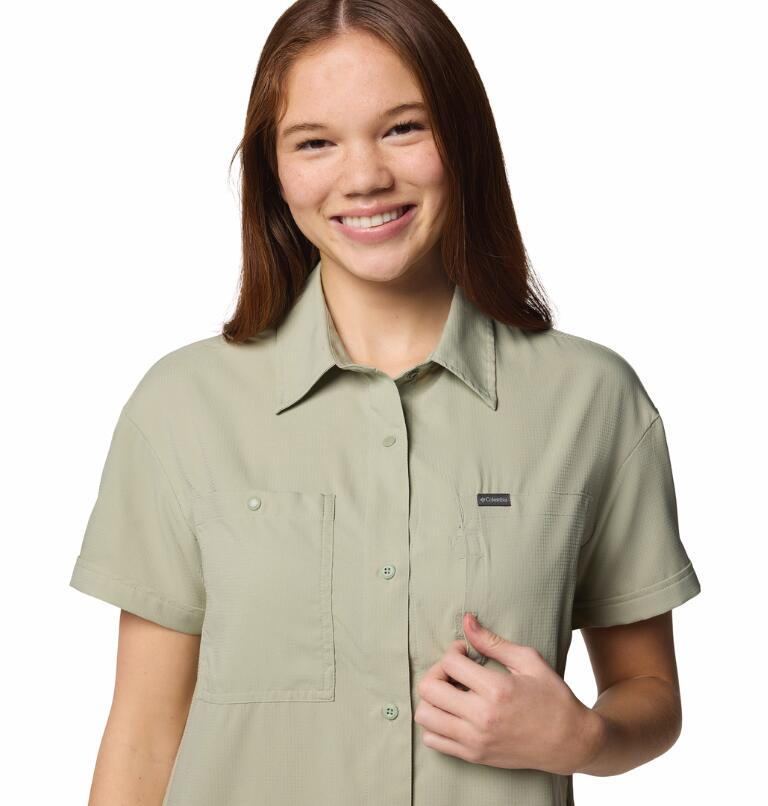 Chemise Respirante Columbia "Silver Ridge Utility SS Shirt" M Vert 3/4