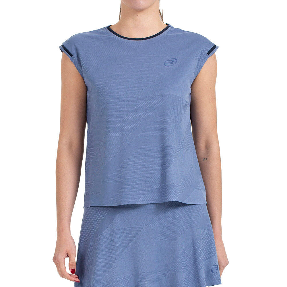 Bullpadel - T-shirt Bullpadel Pinatar Femme - Polo Manches Courtes - Noir - Decathlon