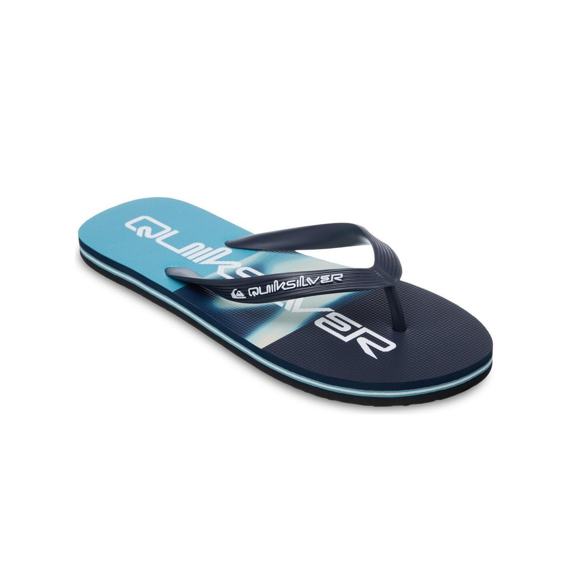 Quiksilver - Tongs Molokai Stripe Bleu Homme - Tongs - Bleu - Decathlon