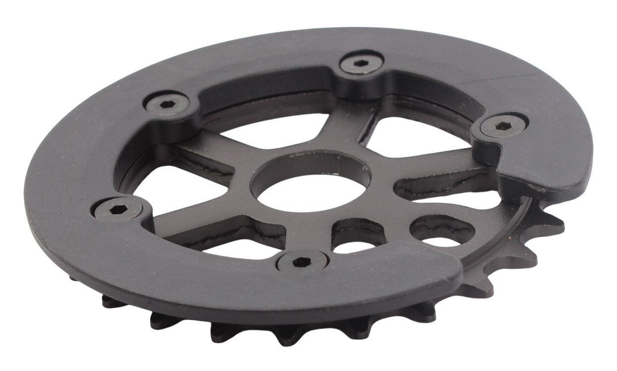 Plato BMX con grindguard KHE MVP aluminio 25T 3/6