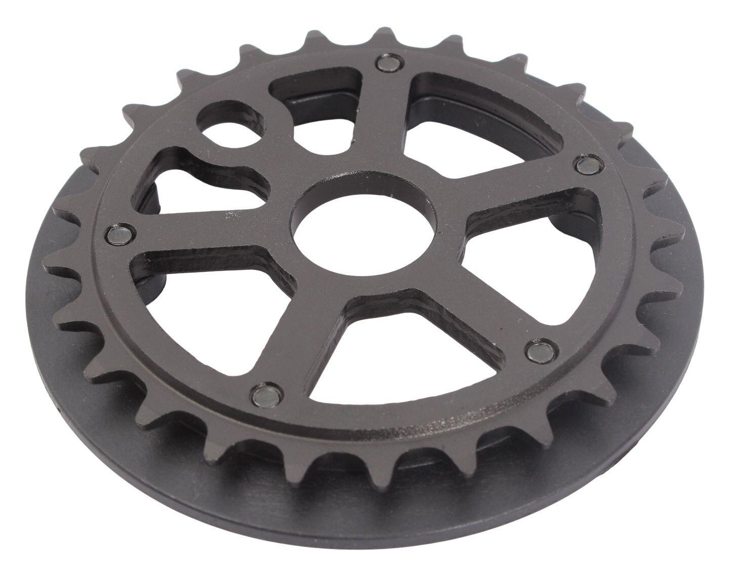 Plato BMX con grindguard KHE MVP aluminio 25T 5/6